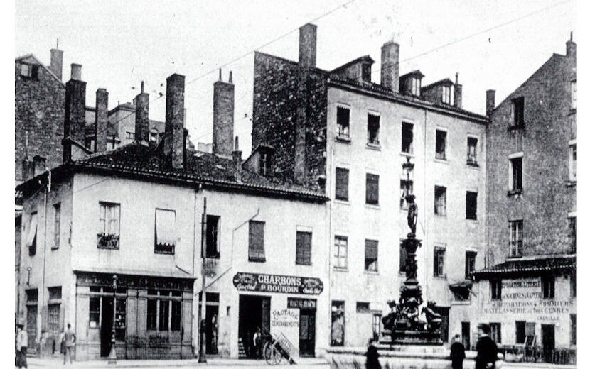Place Antoine Vollon en 1875